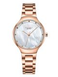 ĐỒNG HỒ TOPHILL TS017L.S3237 Nữ Dây thép 316L Máy Quartz Kính Sapphire Size 30mm 5ATM