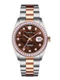 ĐỒNG HỒ TOPHILL TW095G.M7838 Nam dây thép 316L Máy automatic Kính sapphire 5ATM