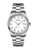 ĐỒNG HỒ TOPHILL TW095G.S01 Nam dây thép 316L Máy automatic Kính sapphire 5ATM