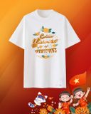  T-SHIRT GOLDEN FLOWERS OF VIETNAM - 20.10 COLLECTION 