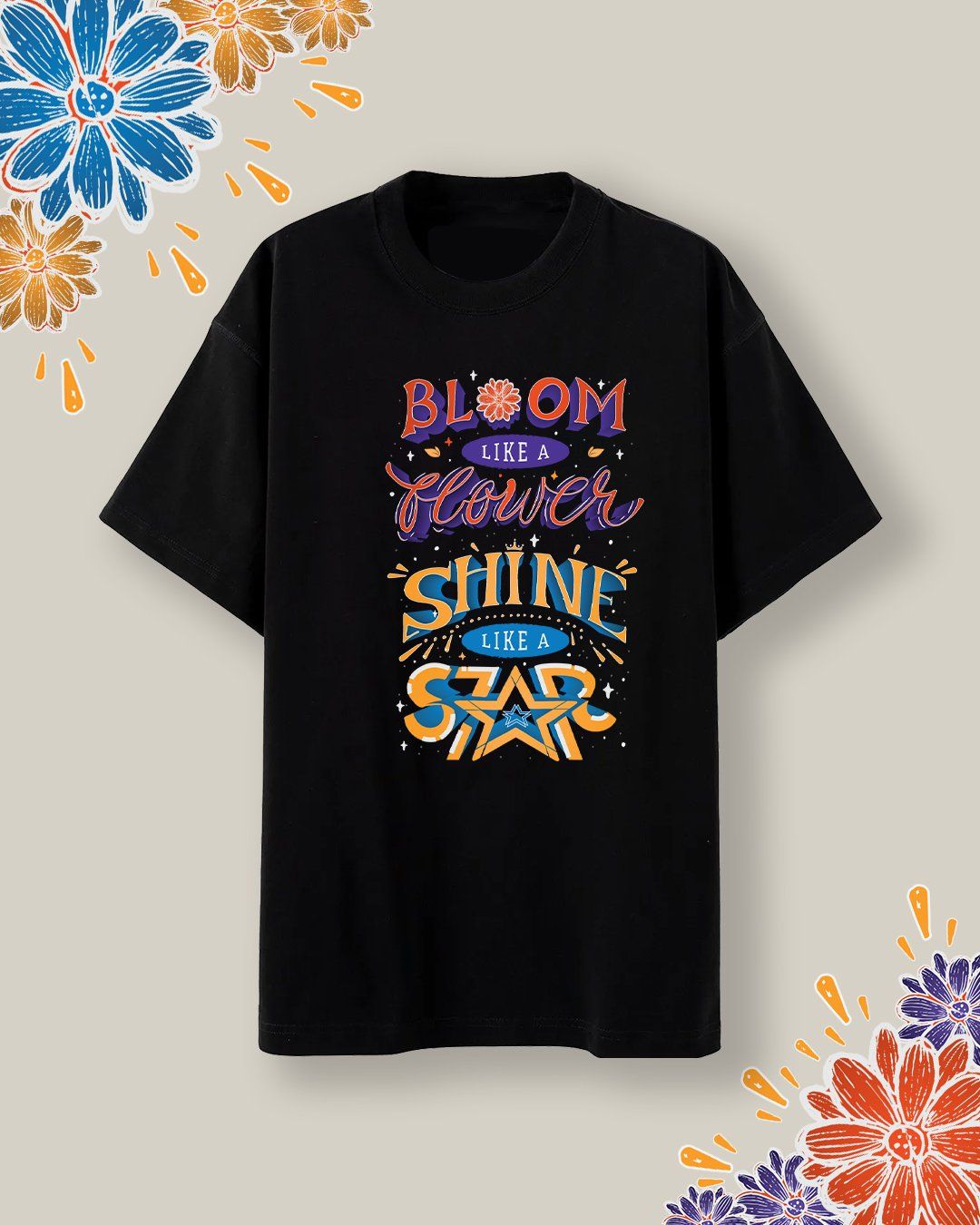  T-SHIRT BLOOM LIKE A FLOWER - 20.10 COLLECTION 