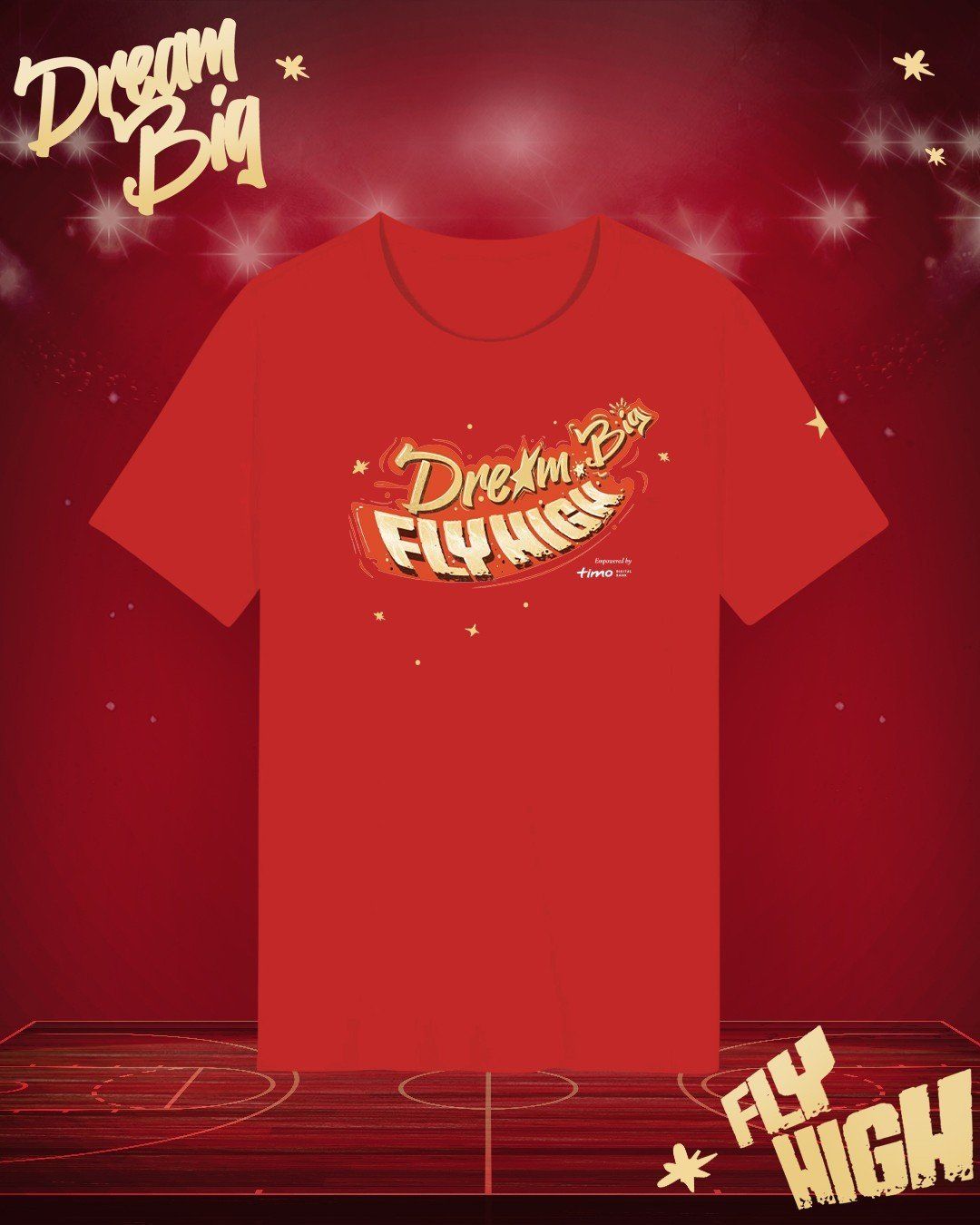  T-SHIRT "DREAM BIG FLY HIGH" COLLECTION - LIMITED EDITION 