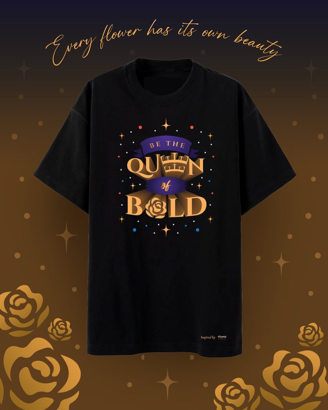  T-SHIRT QUEEN OF BOLD - 20.10 COLLECTION 