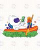 Sticker UV DTF Xuôi Chèo Make Cash 5cm (1 cái)