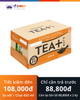 Trà Tea+ Ô Long Không đường Chai 450 ml (Thùng 24 Chai)