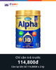 Sữa bột Dielac Alpha Gold 4 (Hộp 850gr)