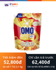 Nước giặt OMO Matic Comfort cửa trên Tinh dầu thơm (Túi 2,8kg)