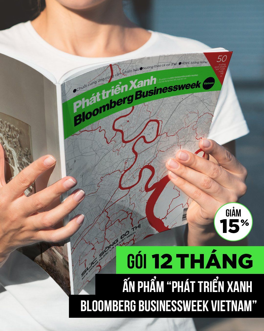  Đăng ký gói 12 tháng Ấn phẩm Phát triển Xanh - Bloomberg Businessweek Vietnam 