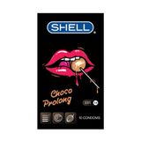  Bao cao su Shell Choco Prolong - Siêu mỏng, kéo dài thời gian, hương chocolate - Hộp 10 cái 