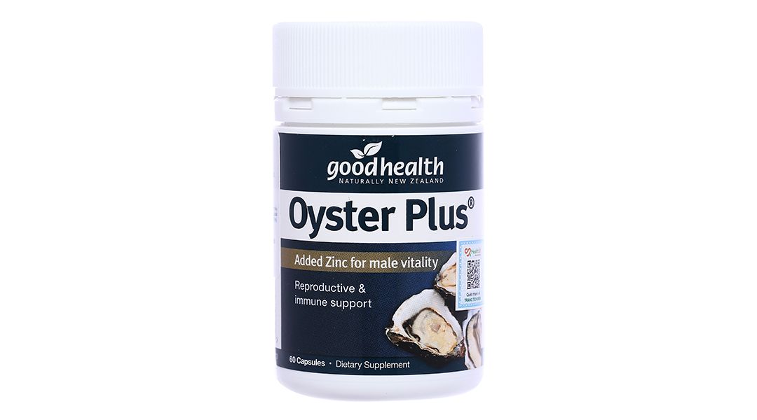 Goodhealth Oyster Plus Zinc Added Zinc For Male Vitality 60 Capsules (hàu lùn)