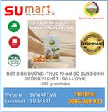  BỘT DINH DƯỠNG (THỰC PHẨM BỔ SUNG DINH DƯỠNG VI CHẤT - ĐA LƯỢNG) (500 gram/hộp) 