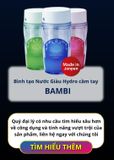  Bình Tạo Nước Hydro Cầm Tay BAMBI - Chọn 9 Màu Yêu Thích 