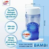  Bình Tạo Nước Hydro Cầm Tay BAMBI - Chọn 9 Màu Yêu Thích 