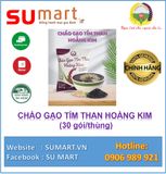  THÙNG CHÁO GẠO TÍM THAN HOÀNG KIM (30 gói/thùng) 