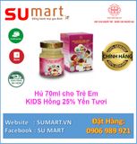  Hủ 70ml - Yến Sào Cao Cấp Thiên Triều KIDS Hồng 25% yến tươi 