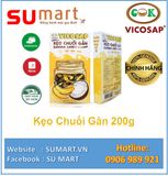  Kẹo Chuối Gân 200g -  VICOSAP ĐẶC SẢN TRÀ VINH 