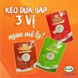  Kẹo Dừa Sáp Ca Cao 100g - VICOSAP ĐẶC SẢN TRÀ VINH 