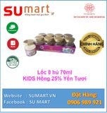  Lốc 8 hủ 70ml - Nước yến sào Cao cấp Thiên Triều KIDS 25% Yến Tươi 