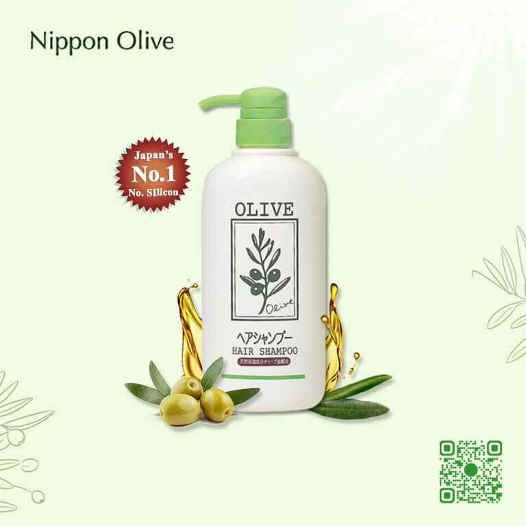  NATURAL MIND HAIR SHAMPOO - DẦU GỘI ĐẦU OLIU NIPPON OLIVE 