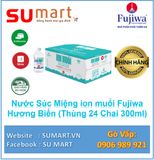  Nước Súc Miệng ion muối Fujiwa Hương Biển (Thùng 24 Chai 300ml) 