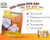  Sữa Chua Dừa Sáp Sấy Khô Giòn Tan 25g - VICOSAP ĐẶC SẢN TRÀ VINH 