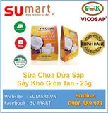  Sữa Chua Dừa Sáp Sấy Khô Giòn Tan 25g - VICOSAP ĐẶC SẢN TRÀ VINH 