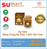  Hủ 70ml - Yến Sào Cao Cấp Thiên Triều - Đông Trùng Hạ Thảo 22% yến tươi 