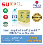  Nước uống ion kiềm Fujiwa 6 LÍT  2 Bình/Thùng (Có vòi) 