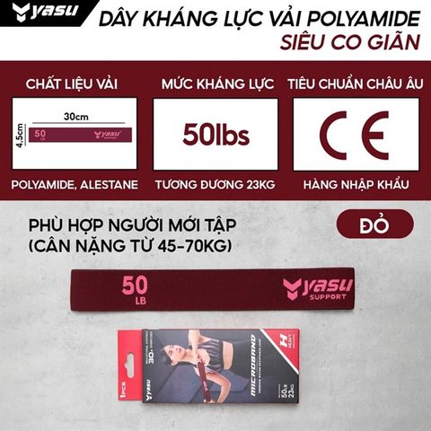 DÂY KHÁNG LỰC TOÀN THÂN ĐỎ