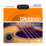  Dây đàn Guitar Acoustic D'ADDARIO EXP15 Coated Phosphor Bronze 