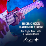  Dây đàn Guitar Điện Elixir 12052 | Electric Strings Phủ Lớp Nanoweb | Size 10 