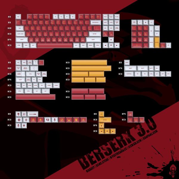 Maxkey berserk SAキーキャップセット Keycap Maxkey Berserk – GC Gear