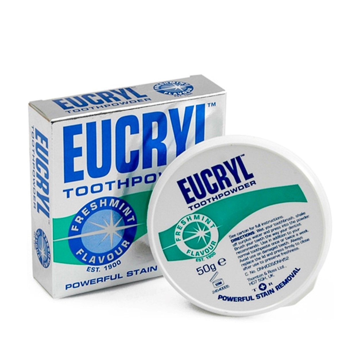  Bột Tẩy Trắng Răng Eucryl Powerful Stain Removal Toothpowder 50g - T194 