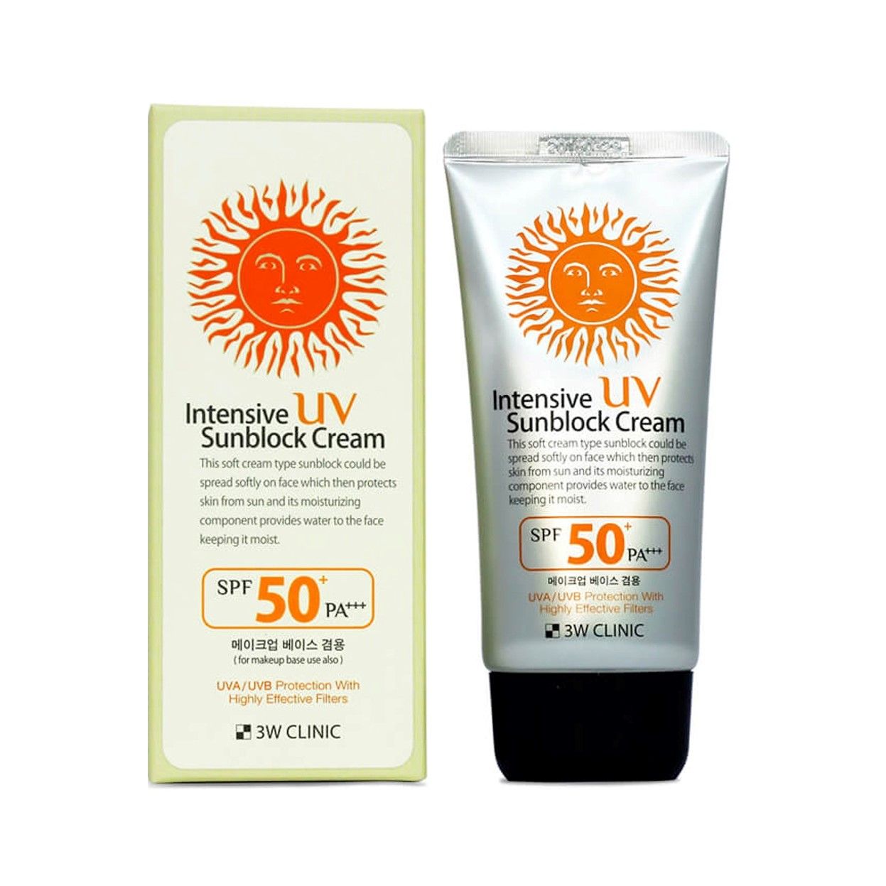  Kem chống nắng 3W Clinic UV Sunblock Cream SPF 50+ PA+++ 70 ml - T100 