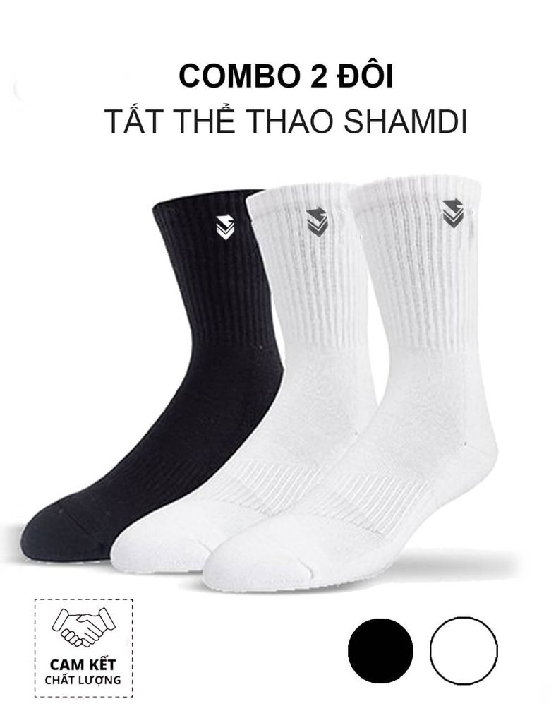 COMBO 2 ĐÔI TẤT THỂ THAO SHAMDI