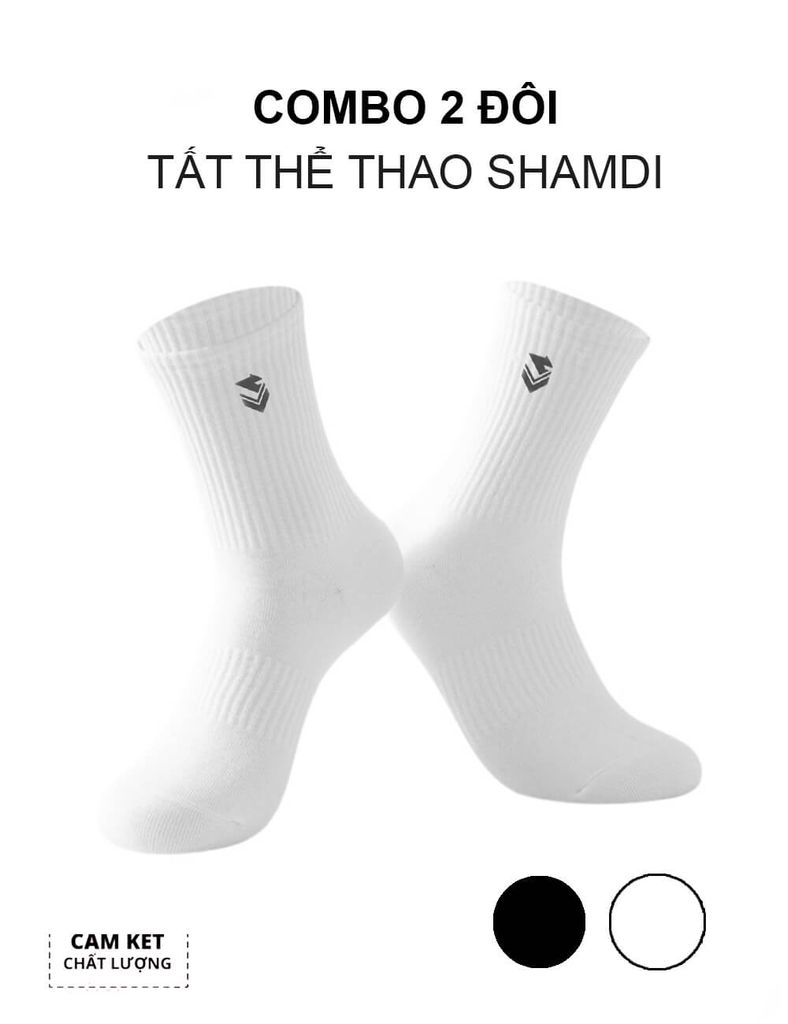 COMBO 2 ĐÔI TẤT THỂ THAO SHAMDI