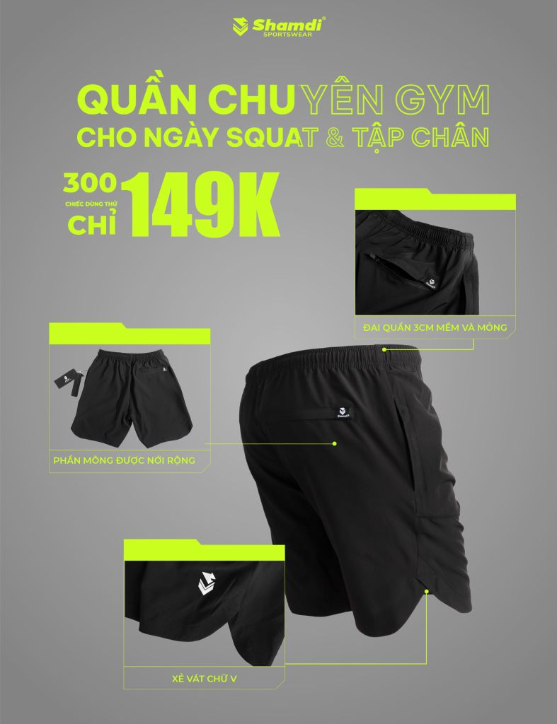 Quần Short Thể Thao Basic Daily Sport