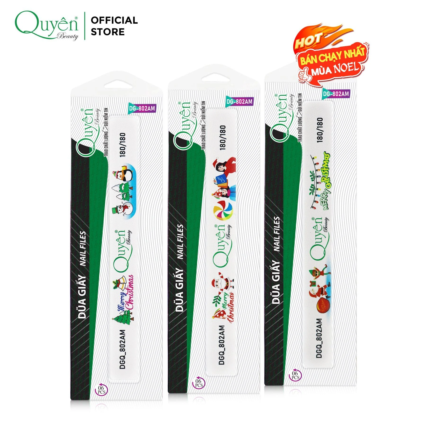 Quyên Beauty Premium Colored Paper File DGQ-802AM