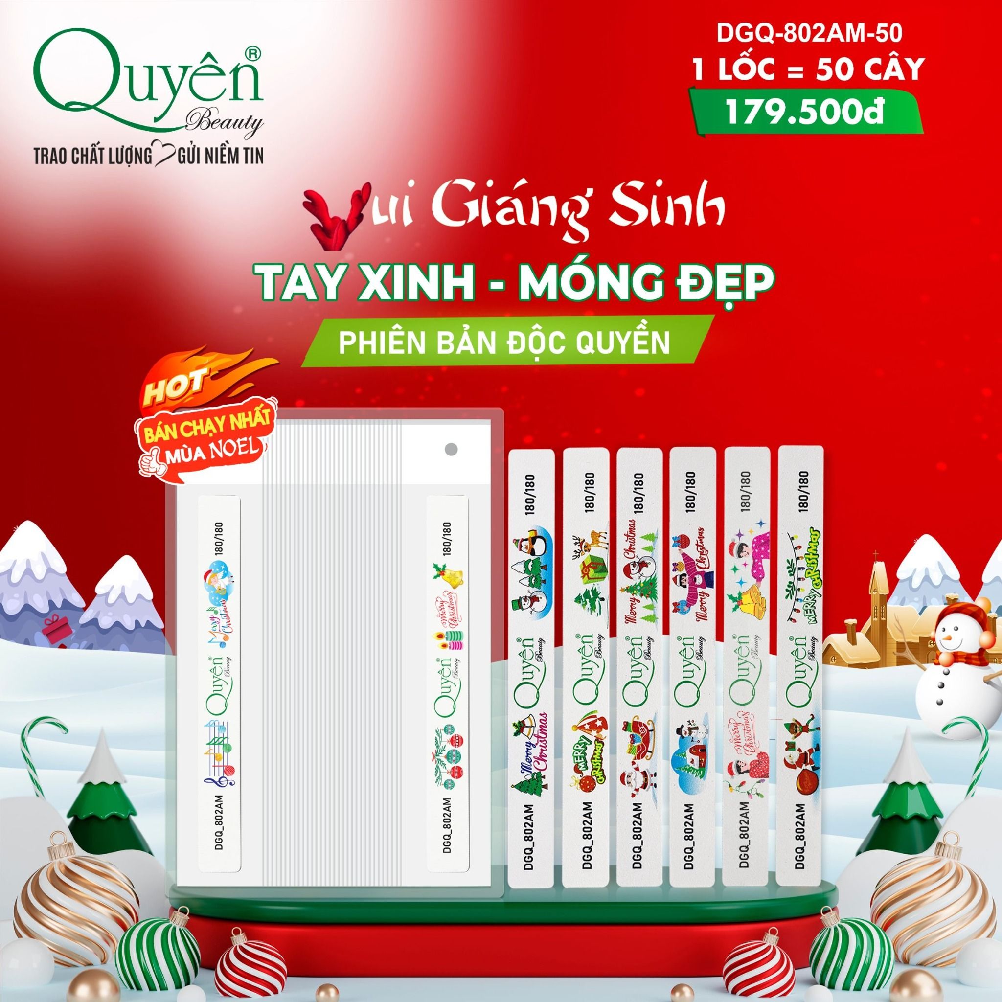 Quyên Beauty Premium Colored Paper File DGQ-802AM
