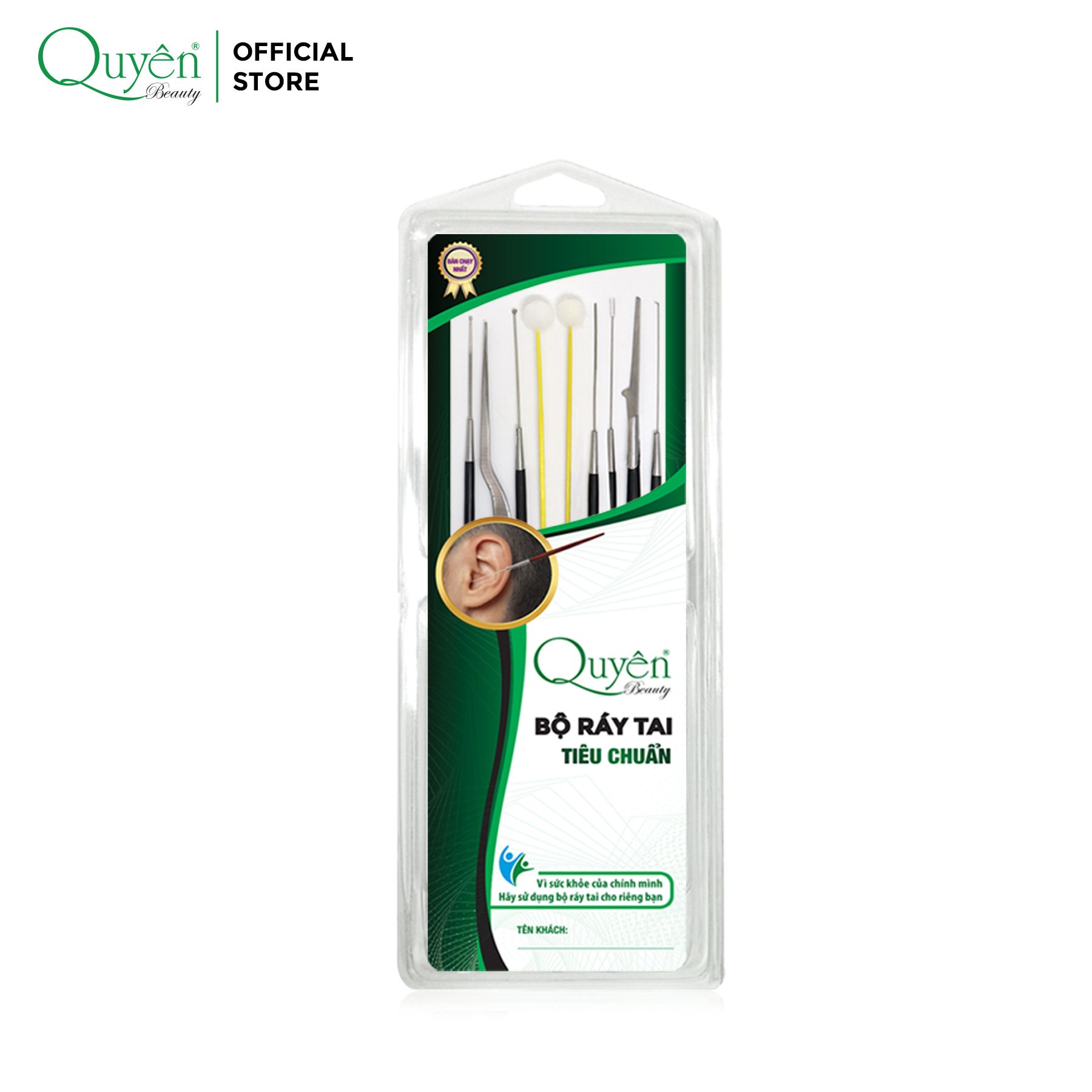 Bộ Ráy Tai Tiêu Chuẩn Quyên (Combo 9 Dụng Cụ)