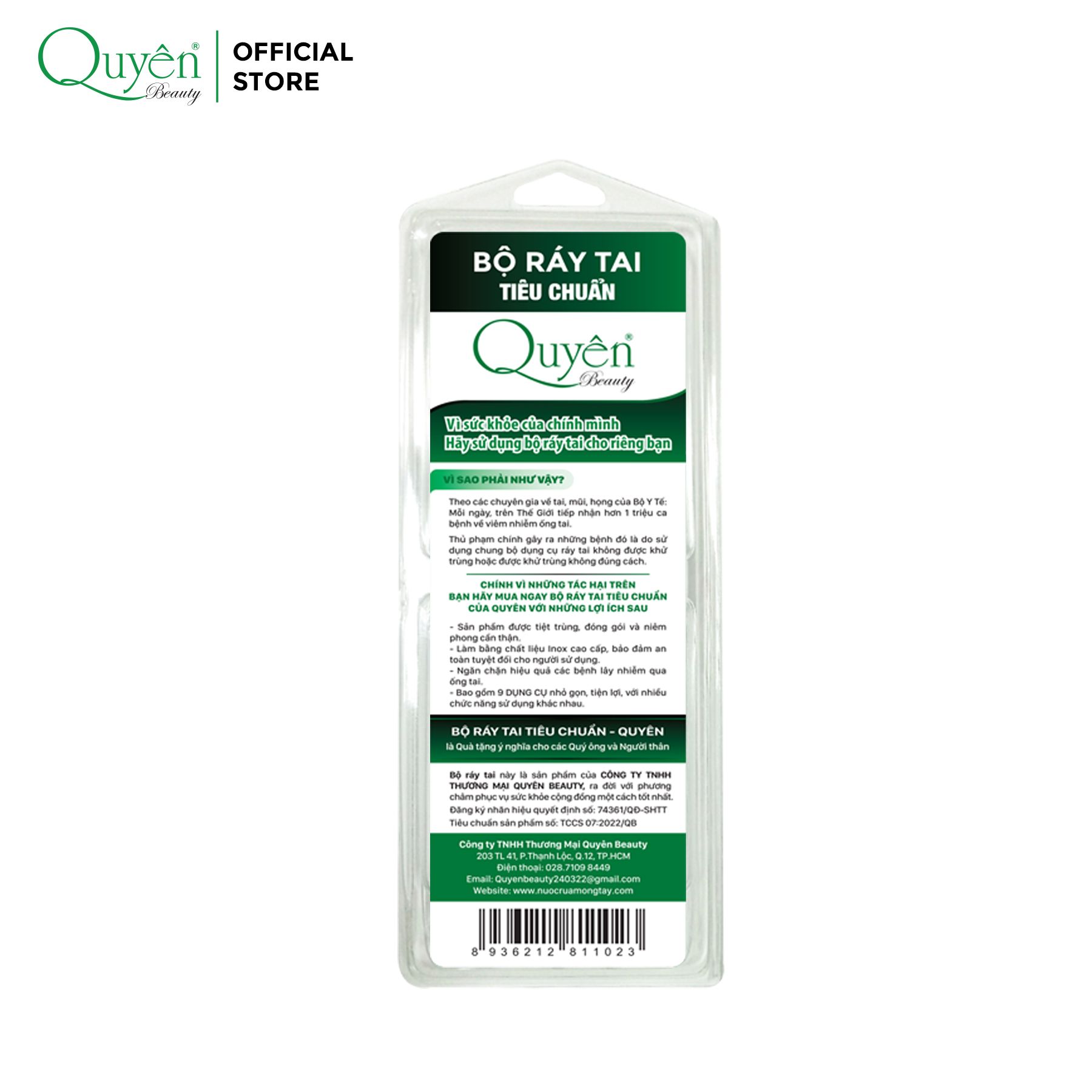 Bộ Ráy Tai Tiêu Chuẩn Quyên (Combo 9 Dụng Cụ)