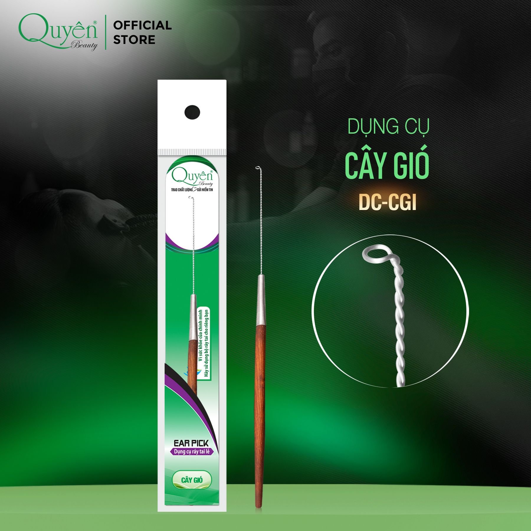 Cây Gió Quyên Beauty (Dụng Cụ Ráy Tai)