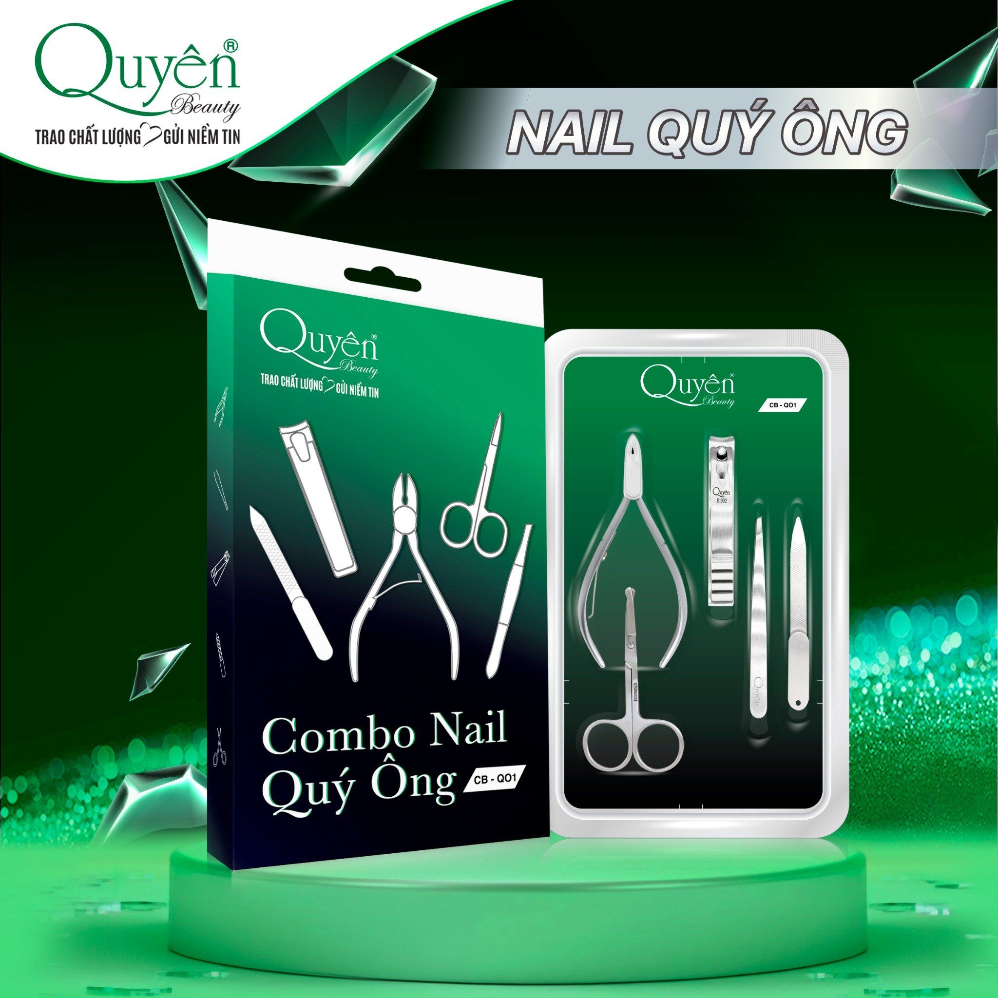 Combo Nail Quý Ông CB-QO1 Quyên
