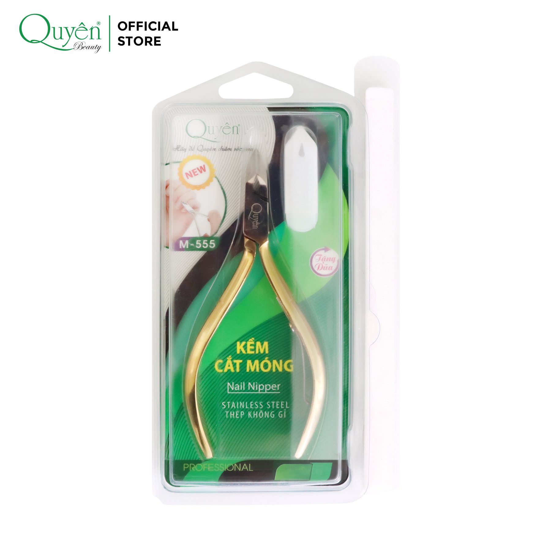 Kềm Cắt Móng Quyên Thép Chuyên Dụng Mạ Vàng M555