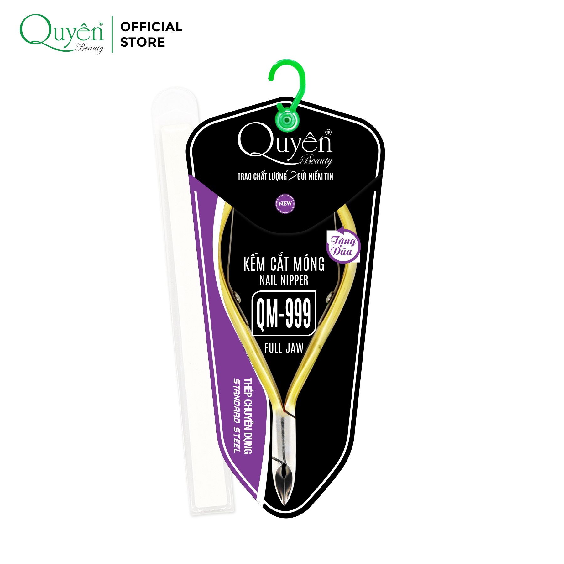 Kềm Cắt Móng Quyên Mạ Vàng QM-999