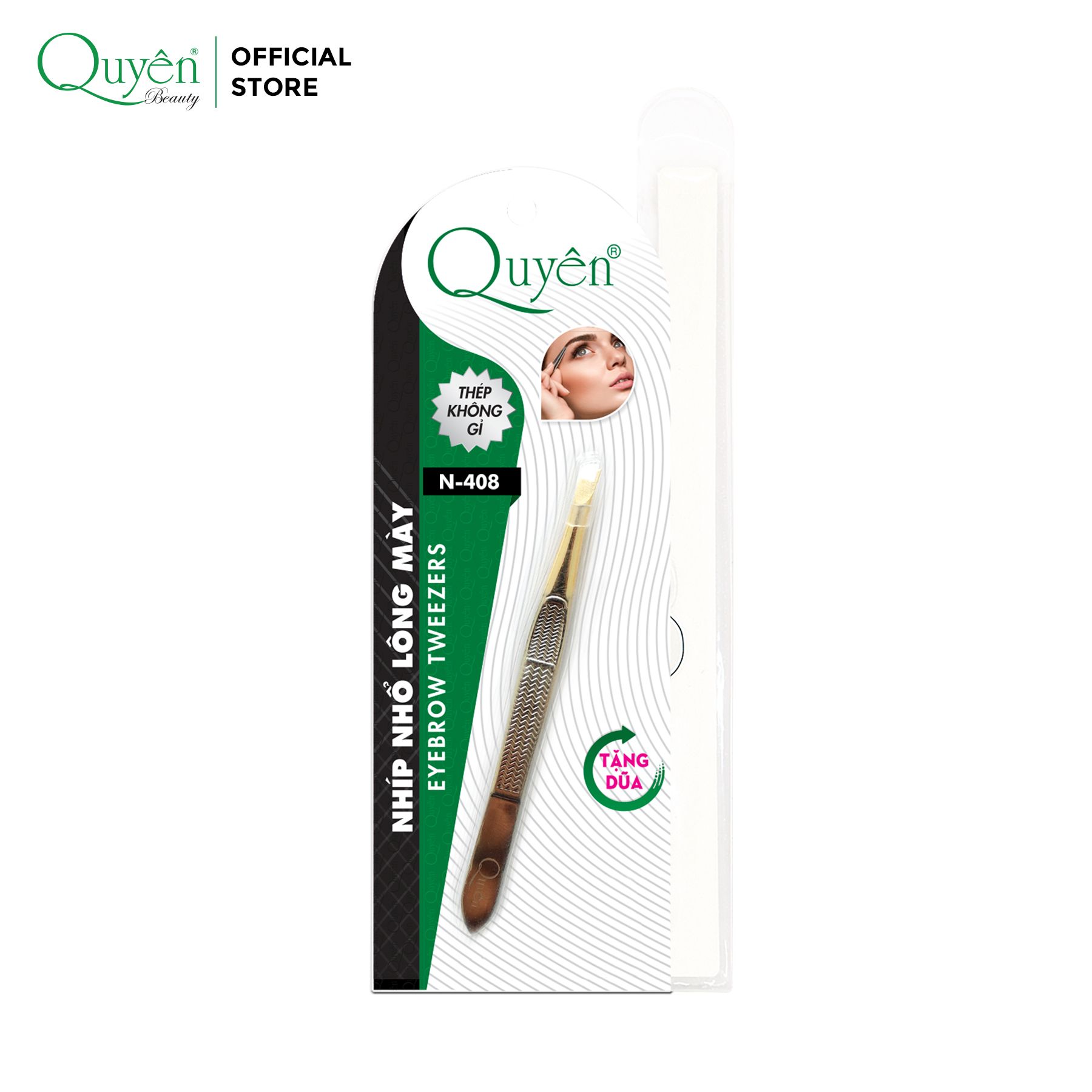 Nhíp Nhổ Lông Mày Quyên N408