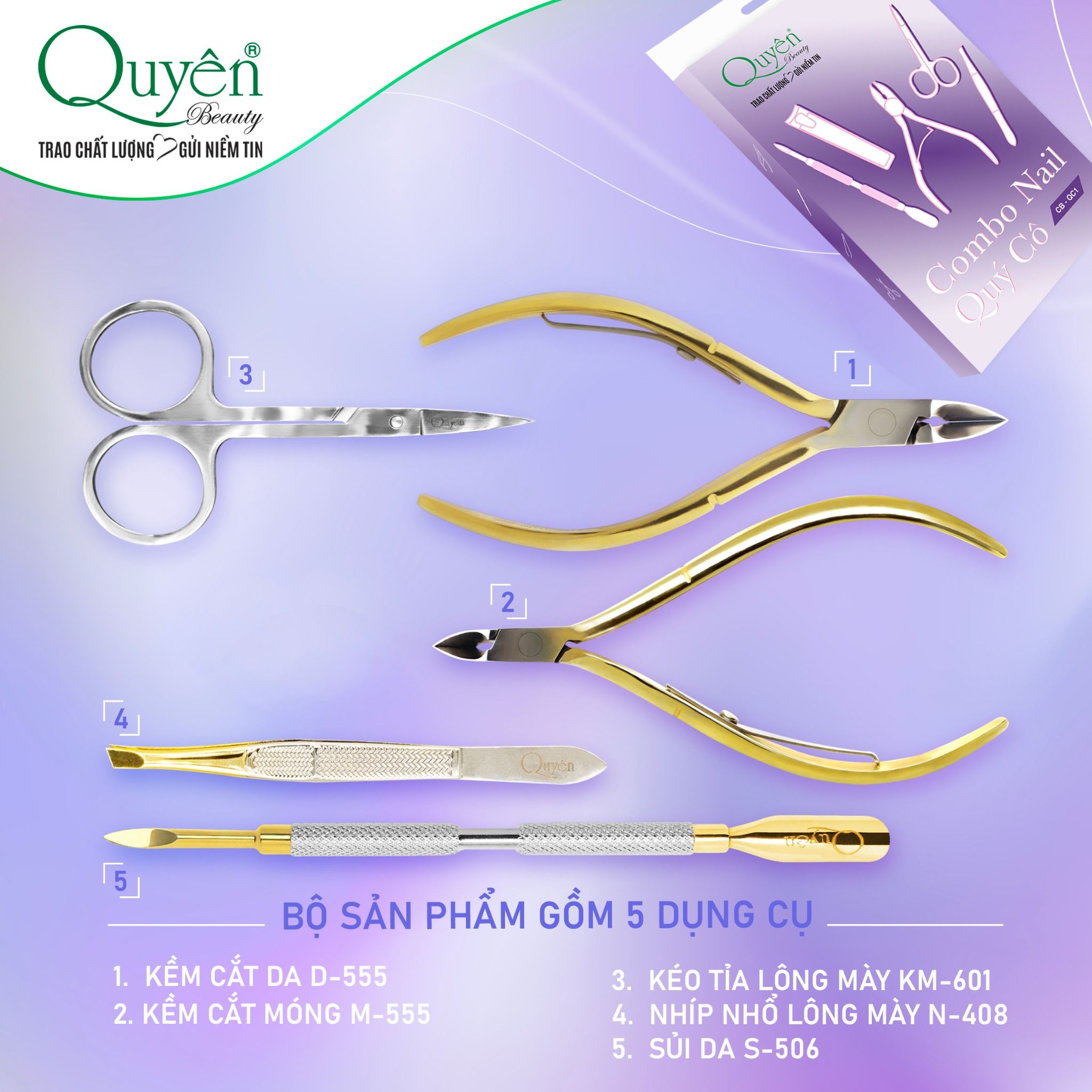 Combo Nail Quý Cô CB-QC1 Quyên