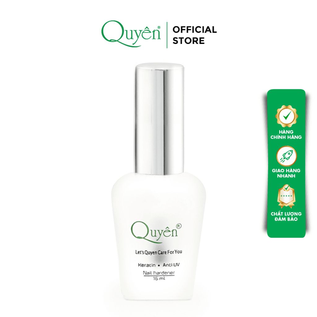 Combo Sơn Siêu Dưỡng Móng Tay Cao cấp Mỹ Phẩm Quyên Chính Hãng 16ml Dưỡng (Hồng/Phẳng/Trắng/Bóng) - TẶNG NƯỚC RỬA MÓNG