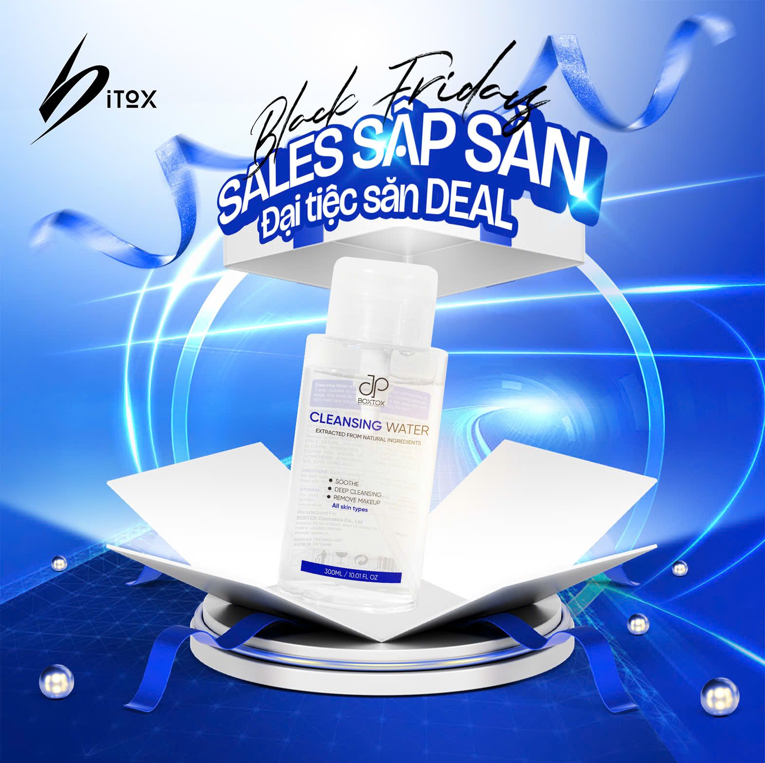 Nước Tẩy Trang Sạch Sâu Bitox Pharma