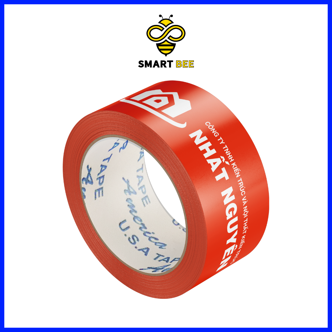 Băng keo in logo màu ĐỎ